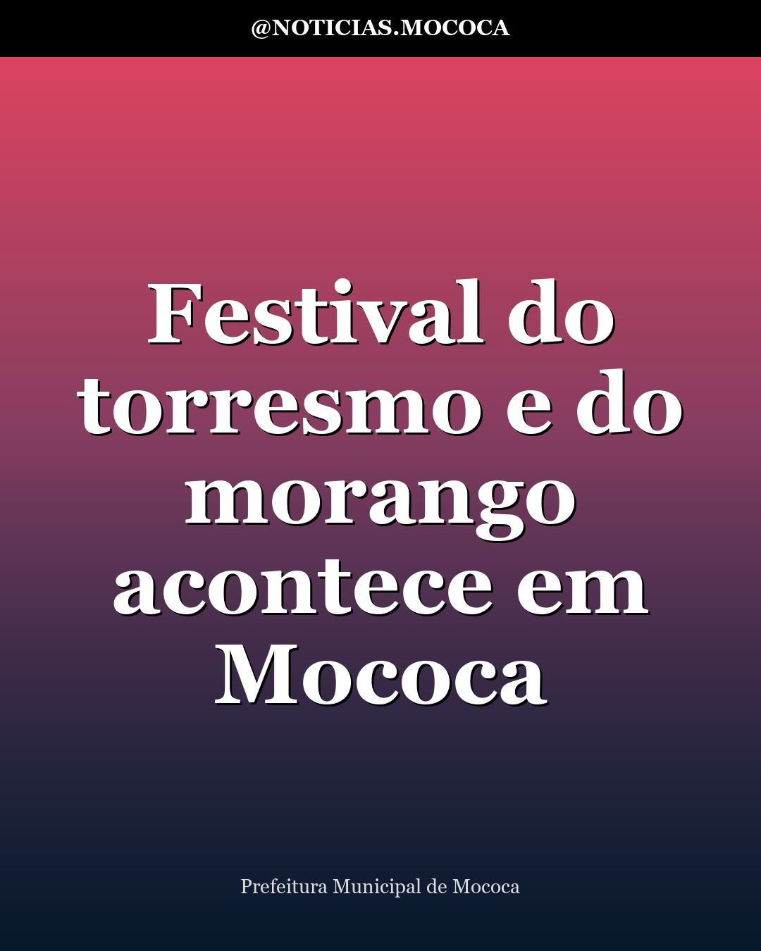 Festival do torresmo e do morango acontece em Mococa