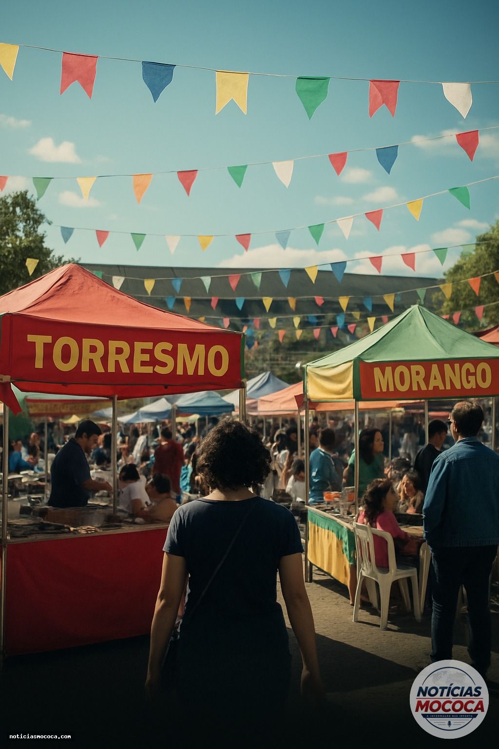 Mococa promove festival do torresmo e do morango no Centro da cidade