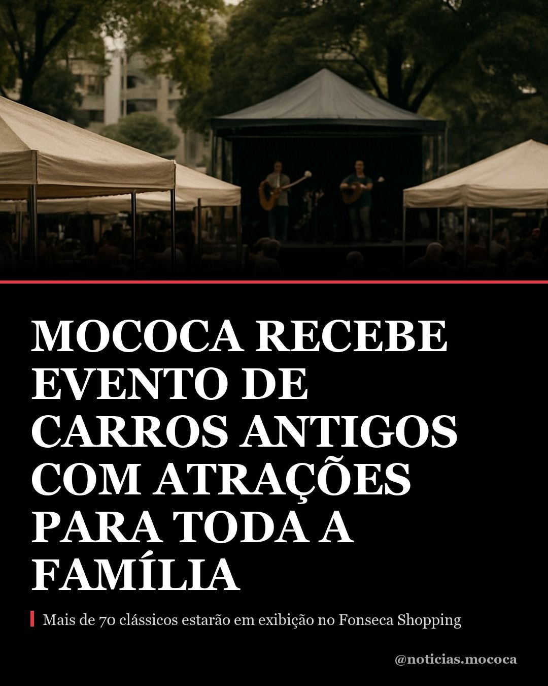 Mococa recebe evento de carros antigos com atrações para toda a família