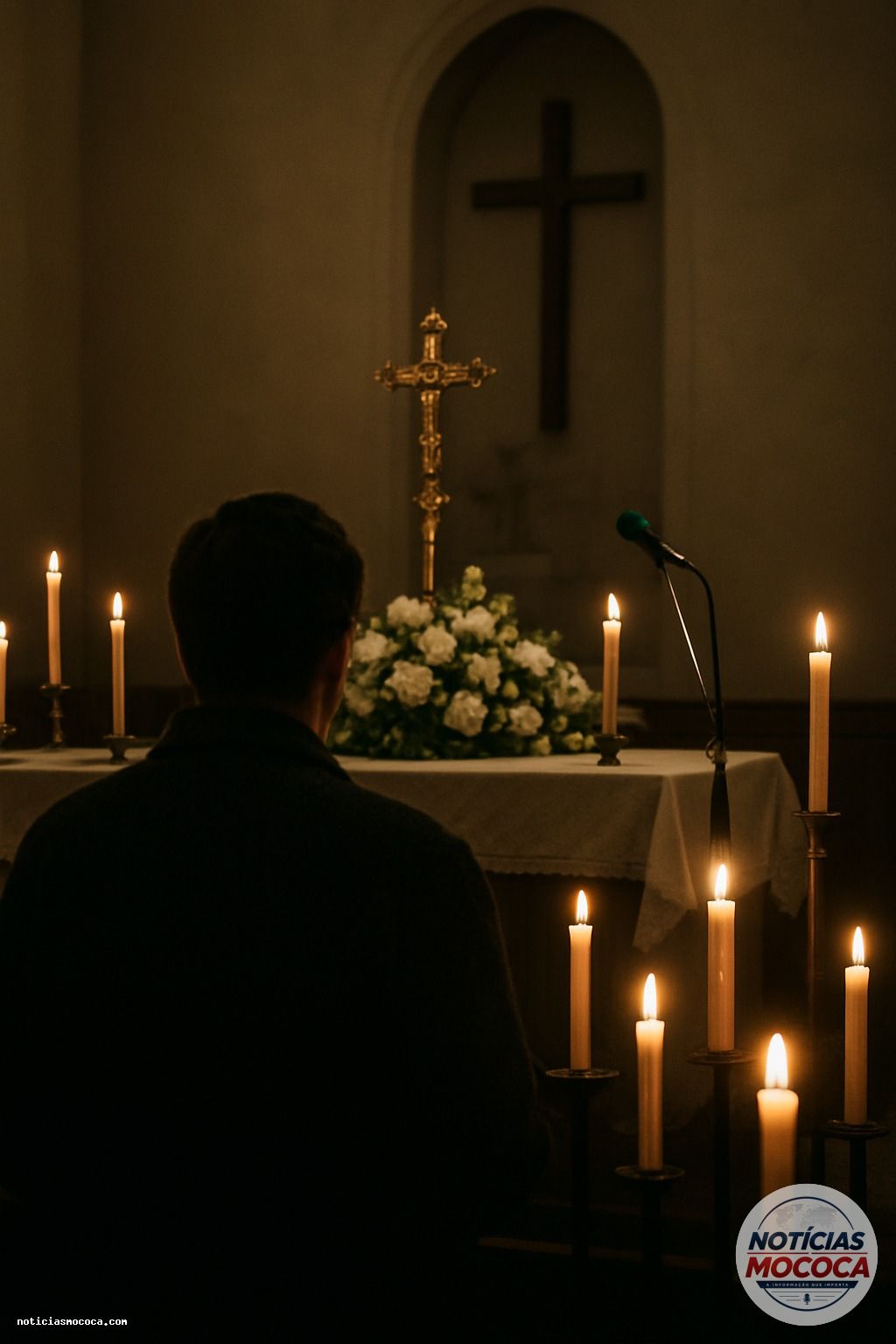 Mococa realiza missa de 7º dia em homenagem a Leandro de Oliveira