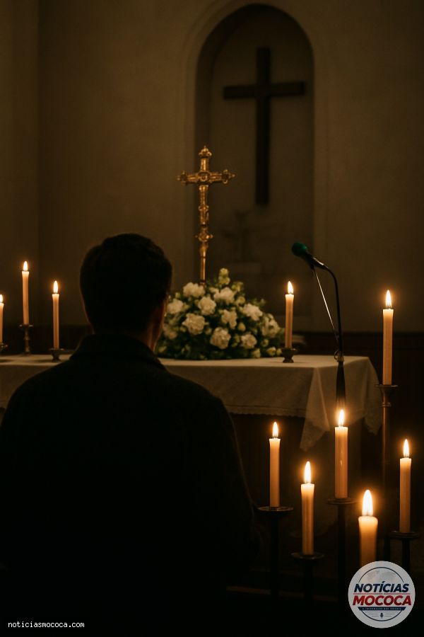 Mococa realiza missa de 7º dia em homenagem a Leandro de Oliveira