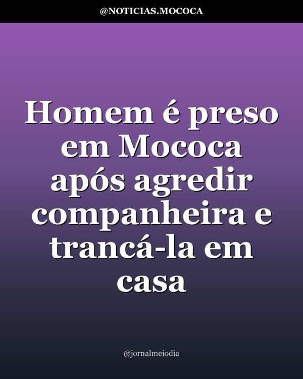 Homem é preso em Mococa após agredir companheira e trancá-la em casa