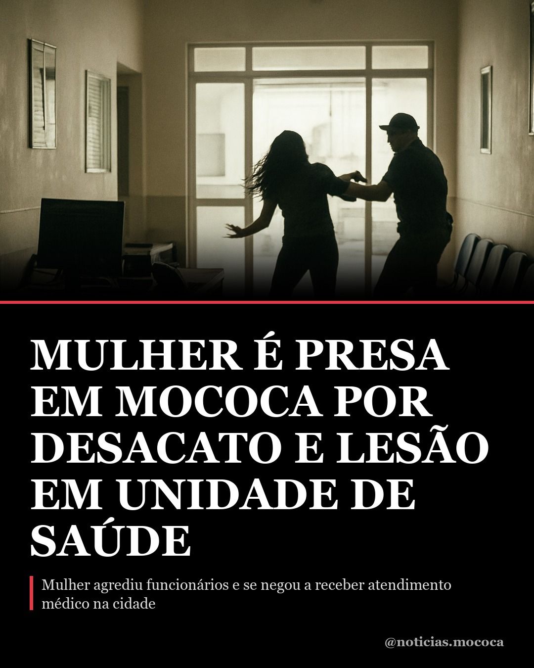 Mulher é presa em Mococa por desacato e lesão em unidade de saúde