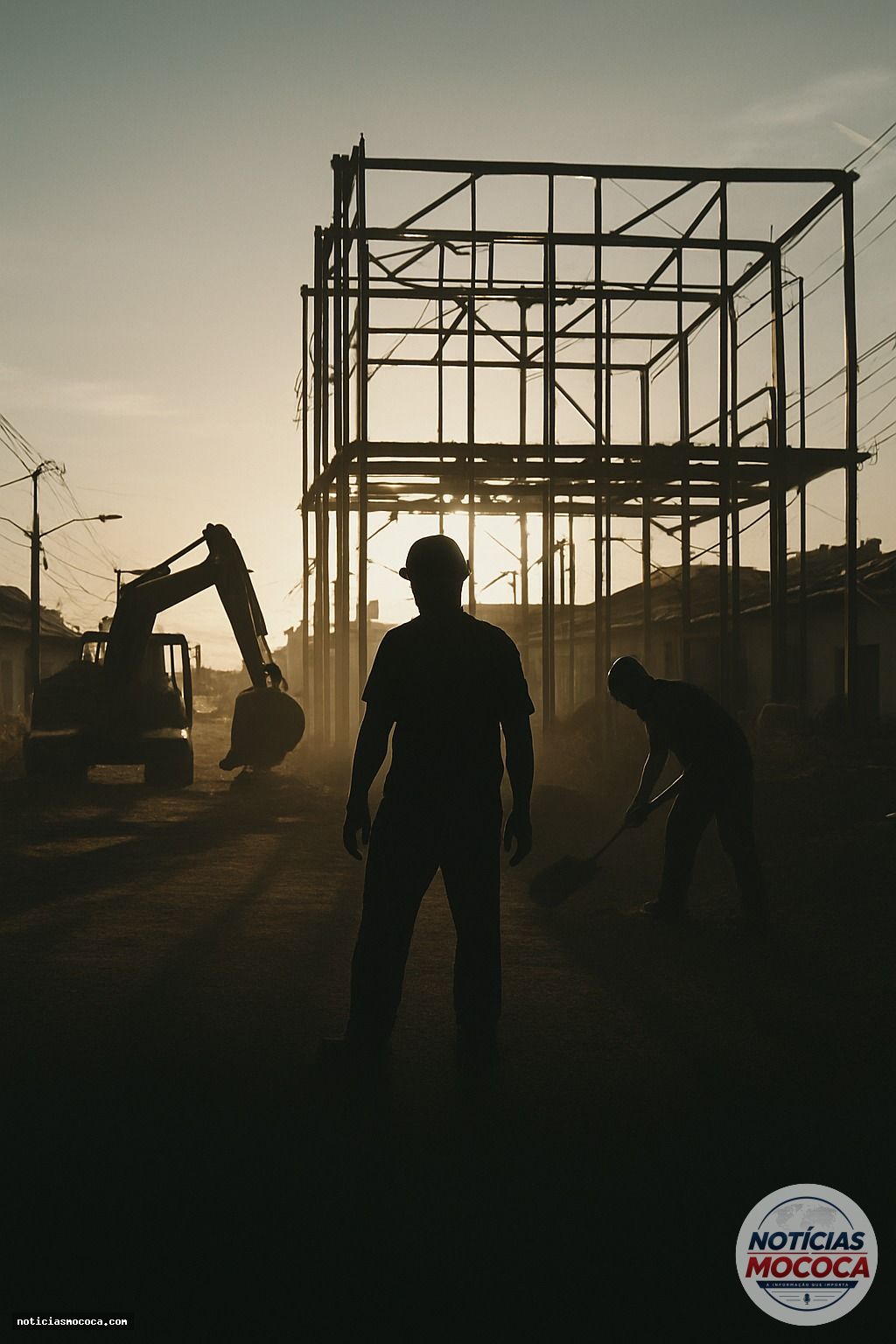 Obras do Paulistão Atacadista seguem avançando em Mococa com boa expectativa