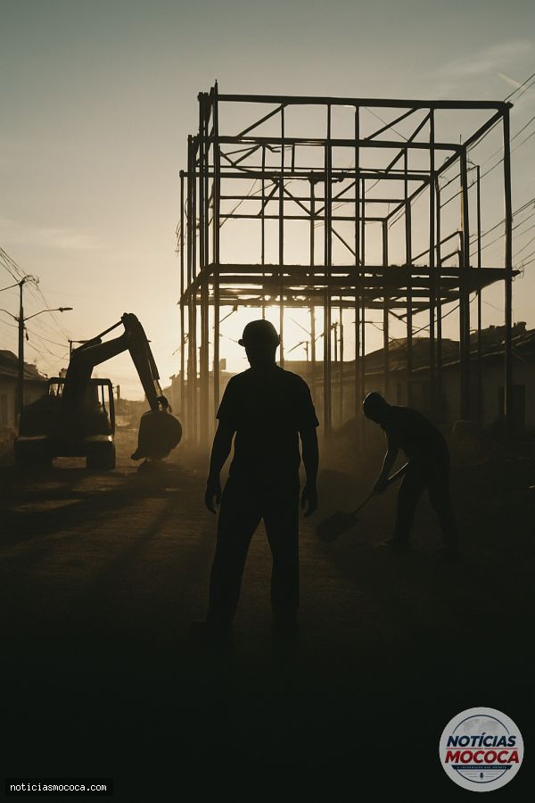 Obras do Paulistão Atacadista seguem avançando em Mococa com boa expectativa