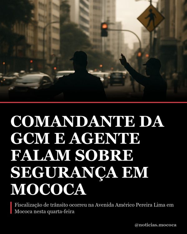 Comandante da GCM e agente falam sobre segurança em Mococa