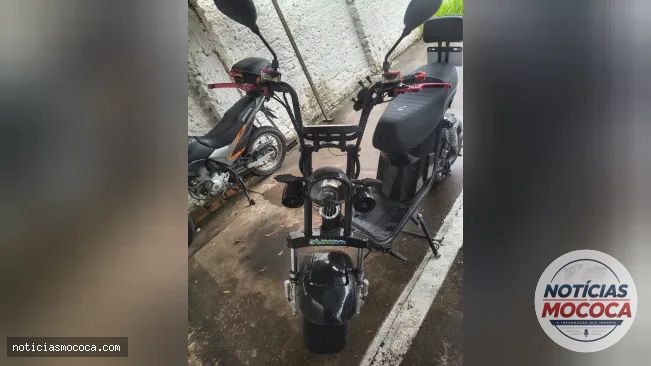 GCM localiza moto elétrica abandonada no centro de Mococa