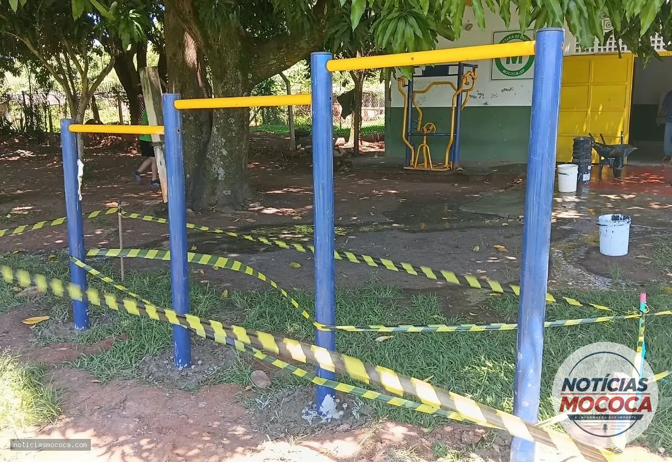 Pista de atletismo Kim Mollo em Mococa recebe novos cuidados e melhorias