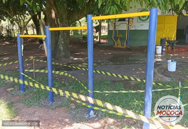 Pista de atletismo Kim Mollo em Mococa recebe novos cuidados e melhorias