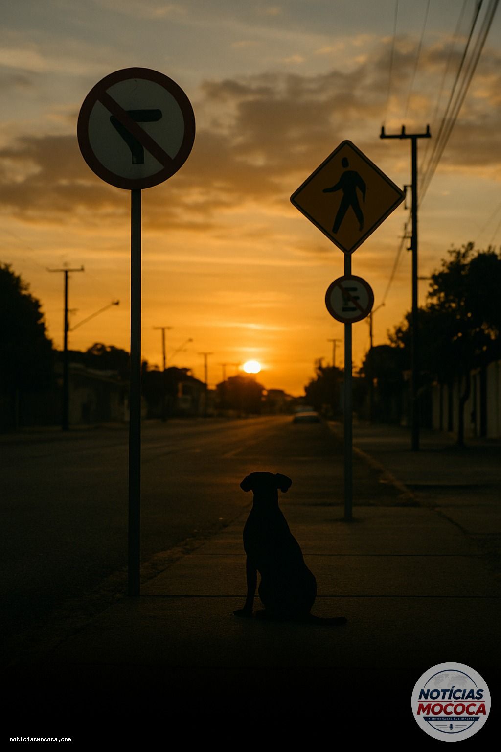 Cachorrinho é encontrado na Avenida Gabriel do Ó em Mococa