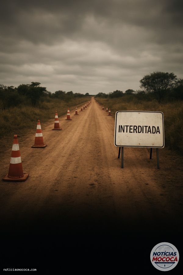 Vicinal entre Mococa e Tambaú está interditada neste momento para motoristas